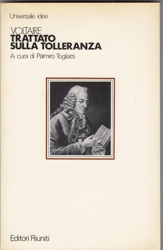 Il trattato sulla tolleranza - Voltaire - copertina