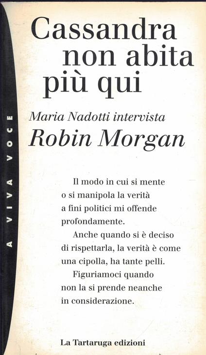 Cassandra non abita più qui - copertina