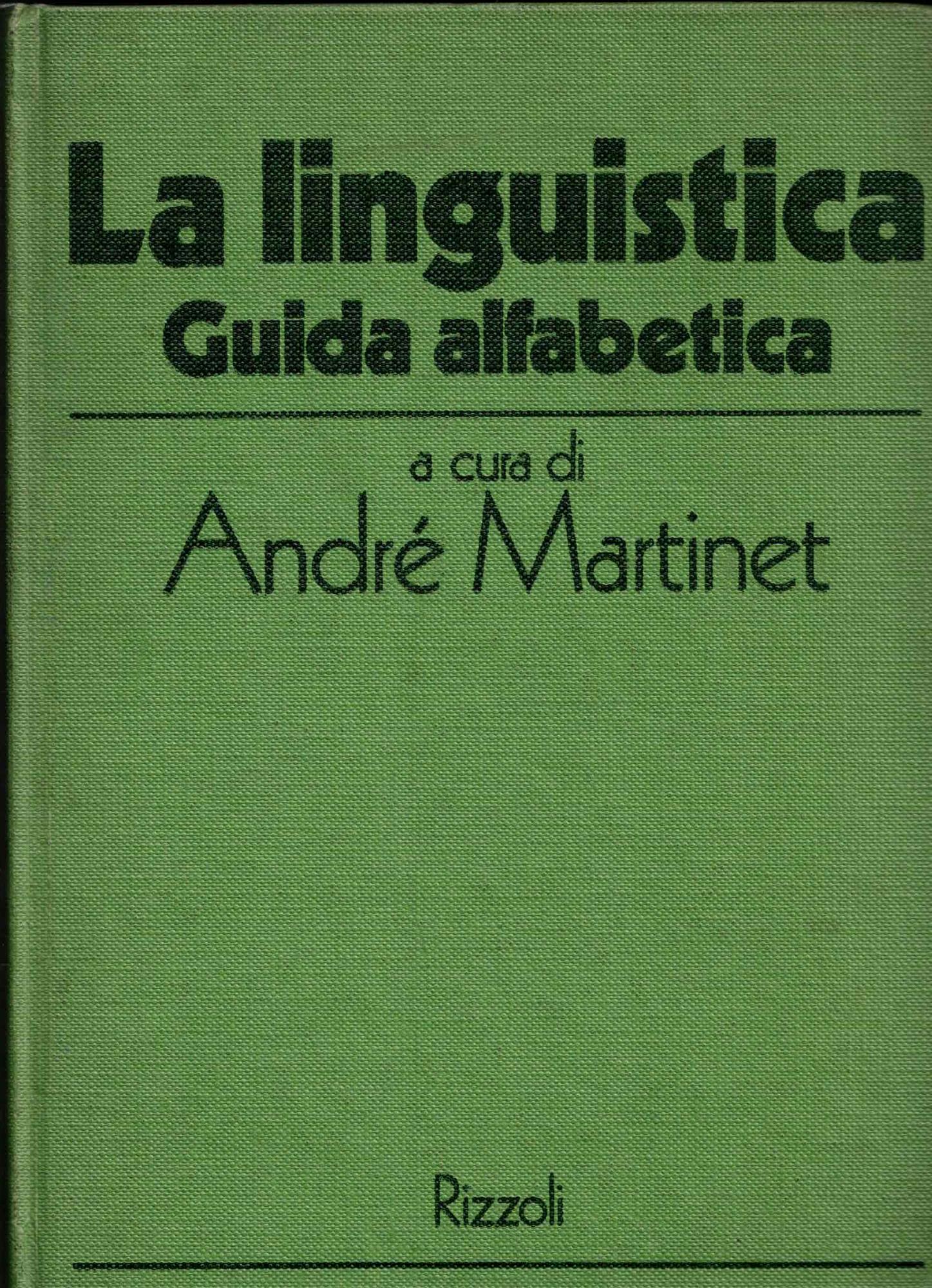 La linguistica - Guida alfabetica