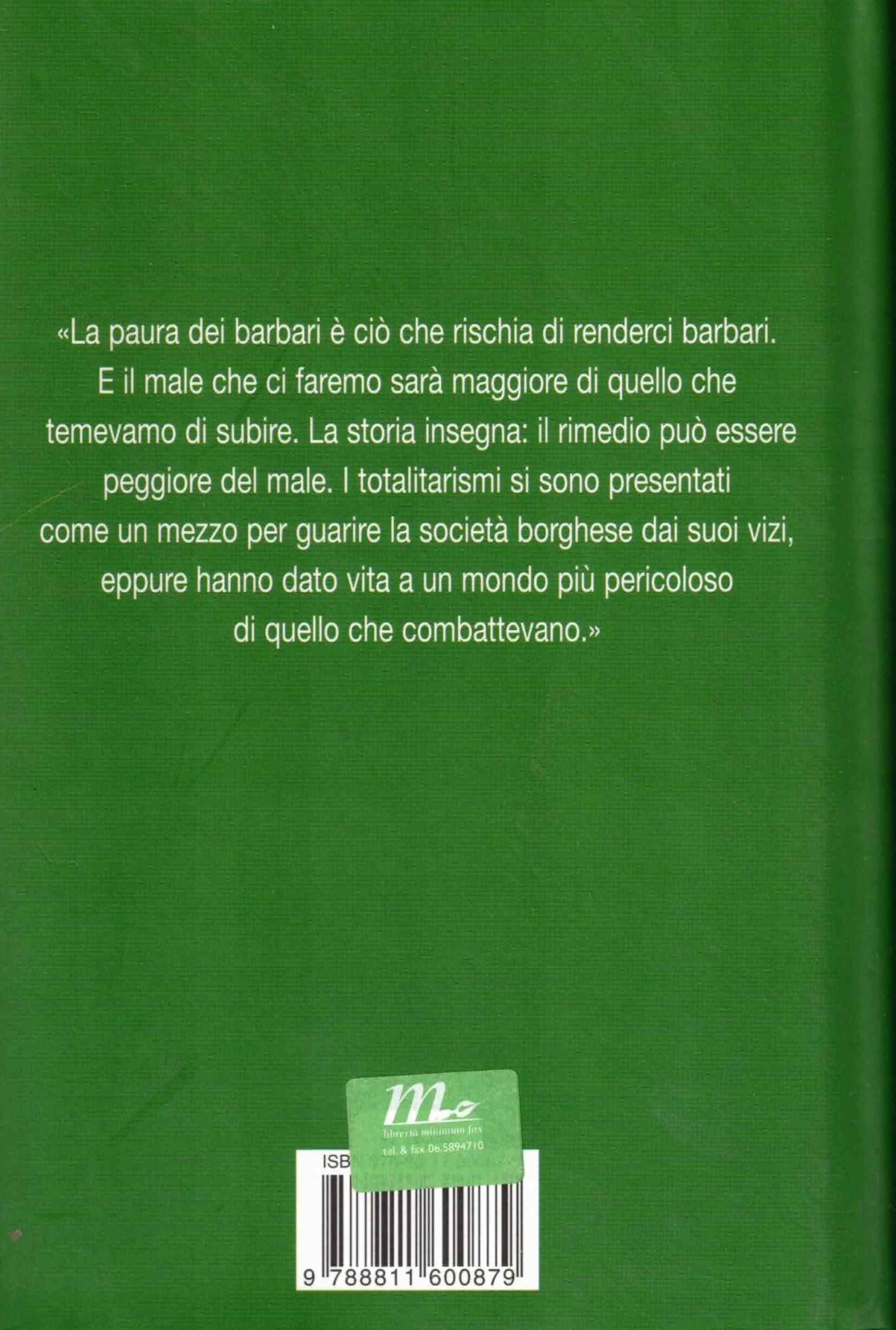 La paura dei barbari. Oltre lo scontro delle civiltà