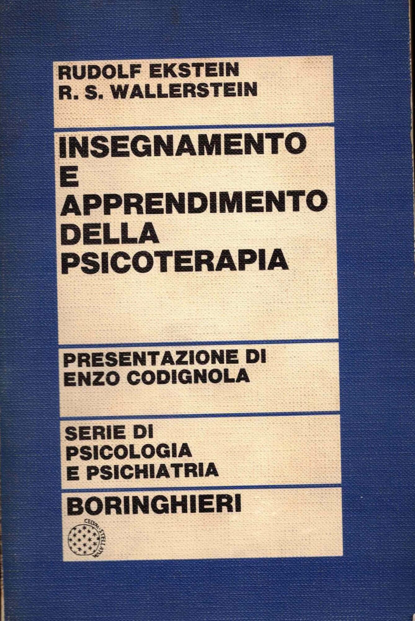 Insegnamento e apprendimento della psicoterapia