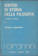 Sintesi di storia della filosofia