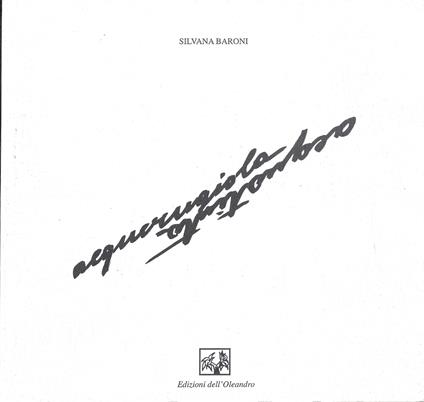 Acquerugiola acquatinta - copertina