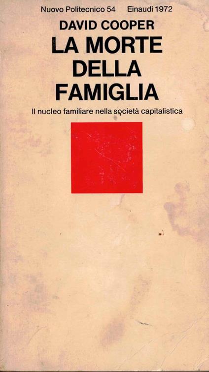 La morte della famiglia - David Cooper - copertina
