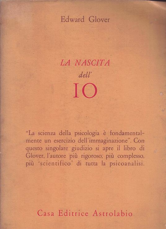 La Nascista Dell'Io - Edward Glover - copertina