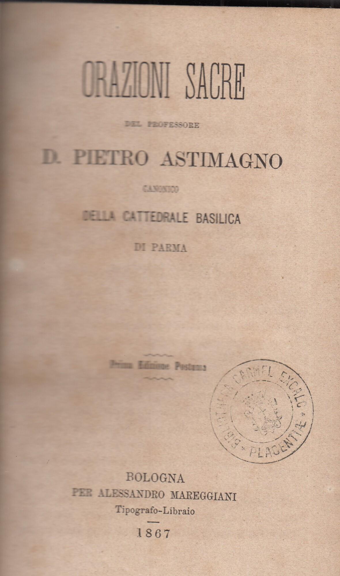 Orazioni Sacre