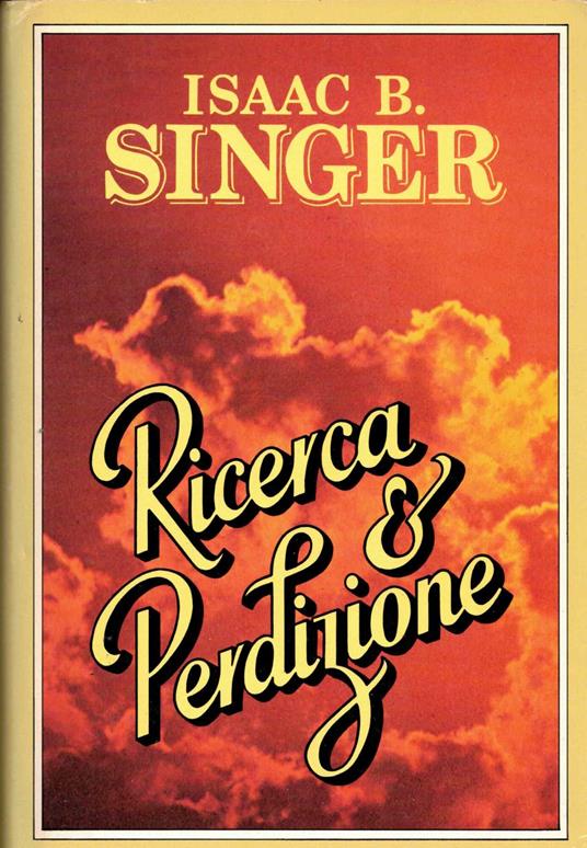 Ricerca e perdizione - Isaac B. Singer - copertina
