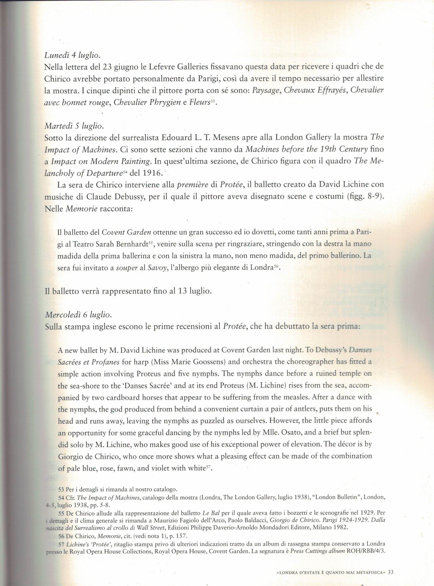 «Londra d'estate è quanto mai metafisica». Giorgio de Chirico e la galleria Alex. Reid Lefevre (1937-1939). Ediz. illustrata