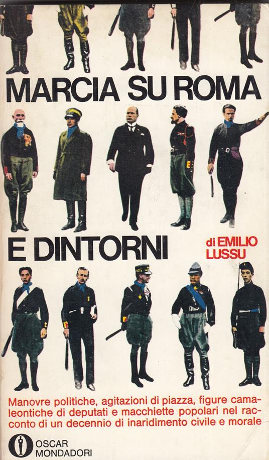 Marcia su Roma e dintorni - Emilio Lussu - copertina