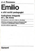 Emilio e altri scritti pedagogici
