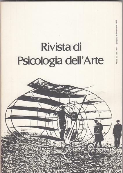 Rivista di psicologia dell'arte. Anno VI. n 10/11 giugno dicembre 1984 - copertina