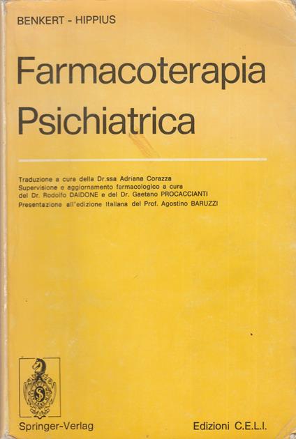 Farmacoterapia psichiatrica - copertina