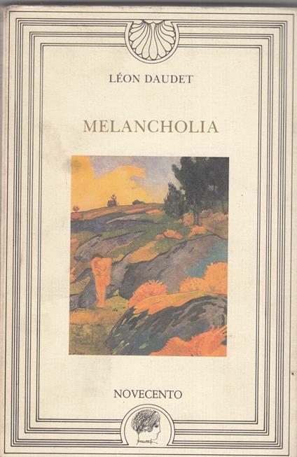 Melancholia - Léon Daudet - copertina