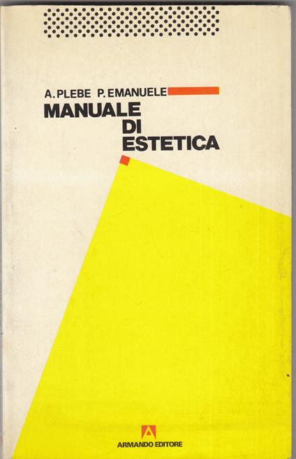 Manuale di estetica - copertina