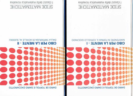 CIBO PER LA MENTE-dalla tartaruga di Achille al Sudoku I-II - copertina