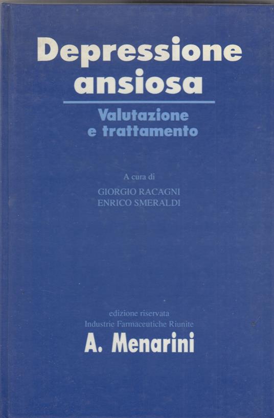 Depressione ansiosa. Valutazione e trattamento - copertina