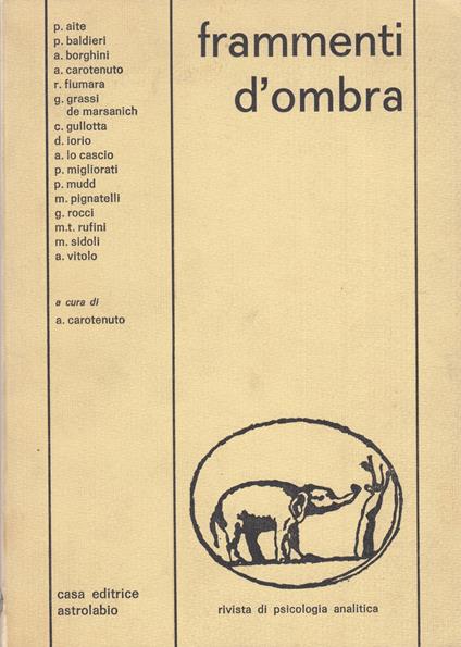 Frammenti d'ombra - copertina