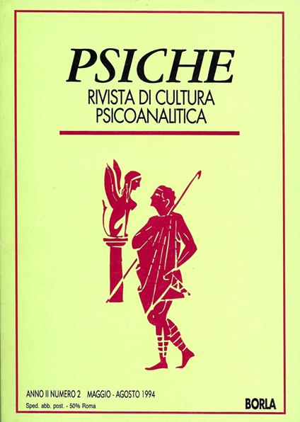 PSICHE - Rivista di cultura psicoanalitica - - copertina