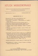 Studi meridionali. Anno 1981. Annata completa