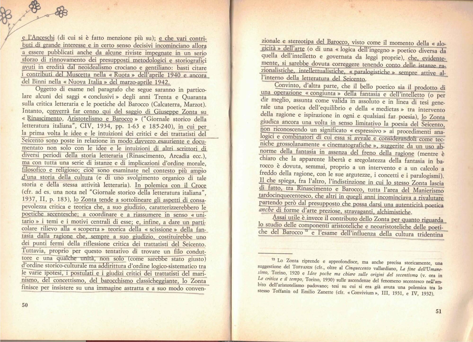Critica e poetica del primo Seicento (3)-Studi del Novecento sulle poetiche del Barocco (1899-1944),