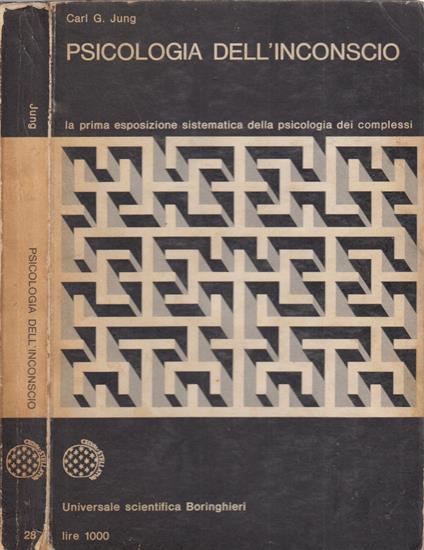 Psicologia dell'inconscio - Carl Gustav Jung - copertina