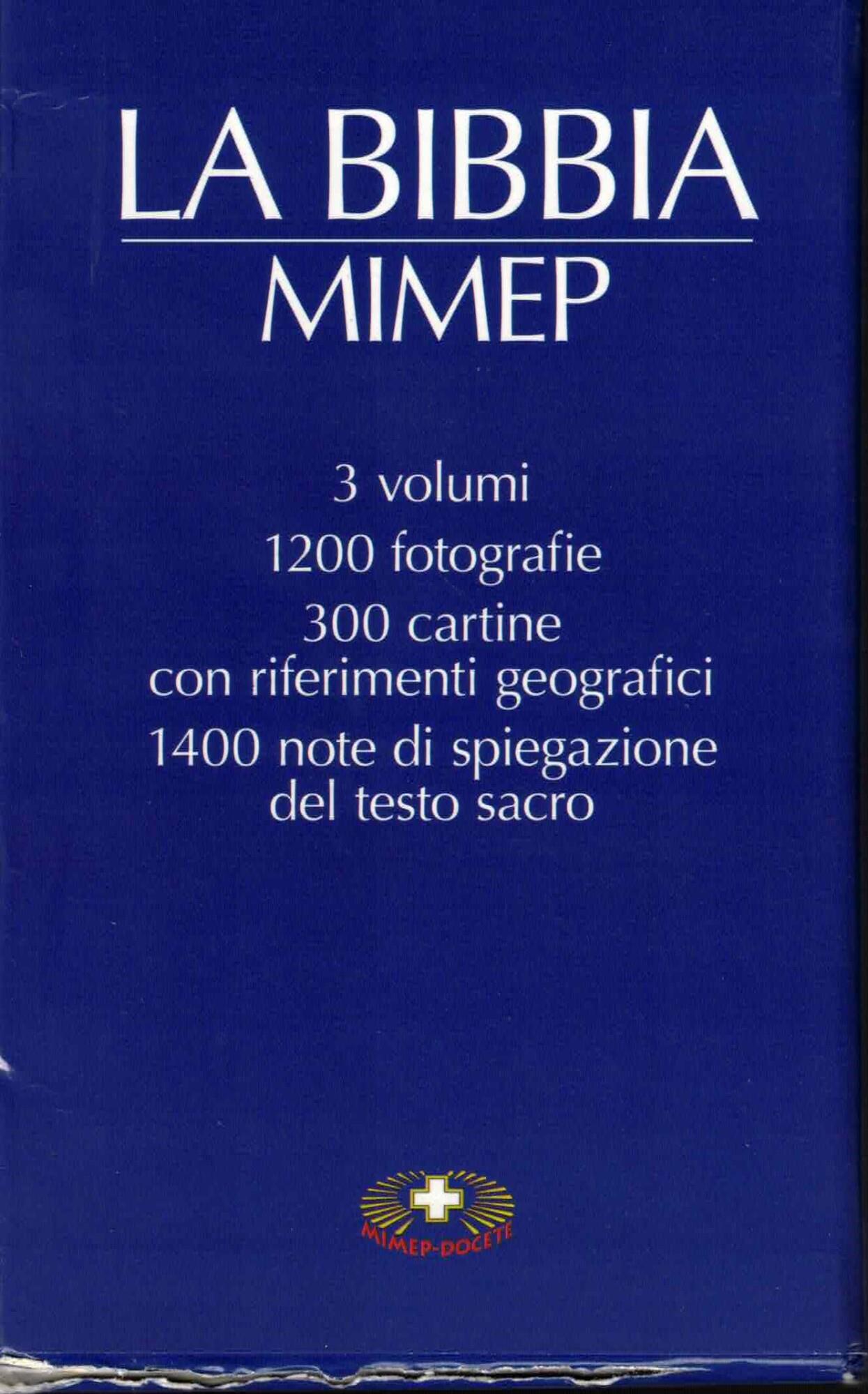 La Bibbia Mimep: Antico Testamento-Vita di Gesù-Chiesa primitiva
