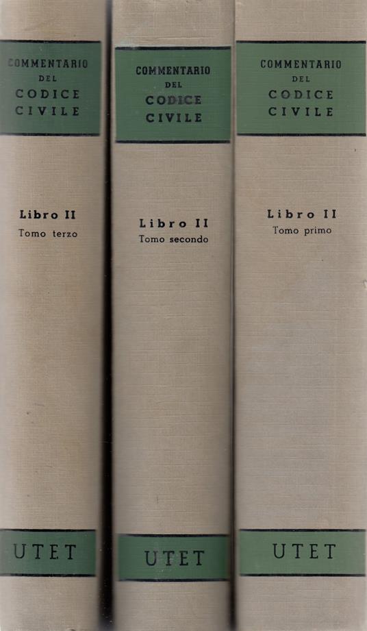 Delle successioni. Tomo I - Disposizioni generali. Successioni legittime Tomo II - Successioni testamentarie Tomo III - Divisione. Donazione (Artt. 456-809) - Carlo Giannattasio - copertina
