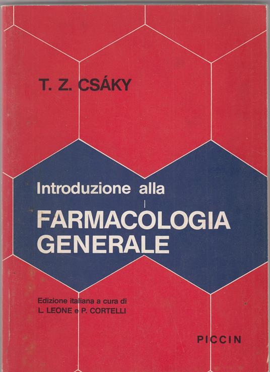 Introduzione alla farmacologia generale - copertina