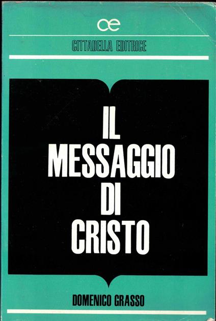 Il messaggio di Cristo - copertina