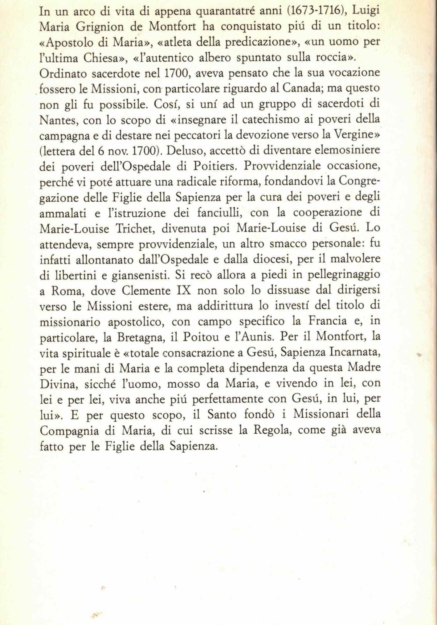 Luigi Maria Grignion de Montfort. Il poeta mistico di Maria (1673-1716)
