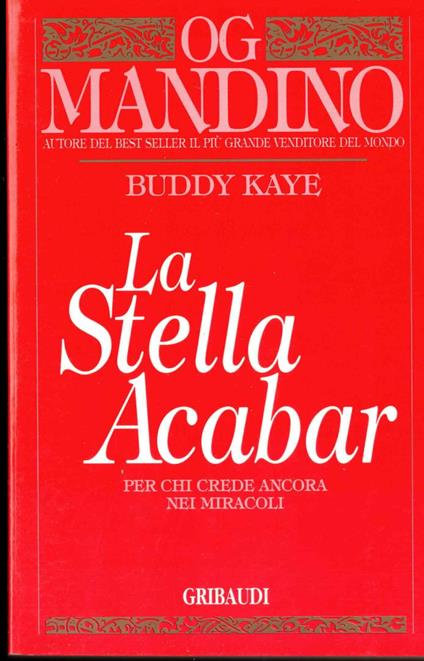 La stella Acabar - Og Mandino - copertina