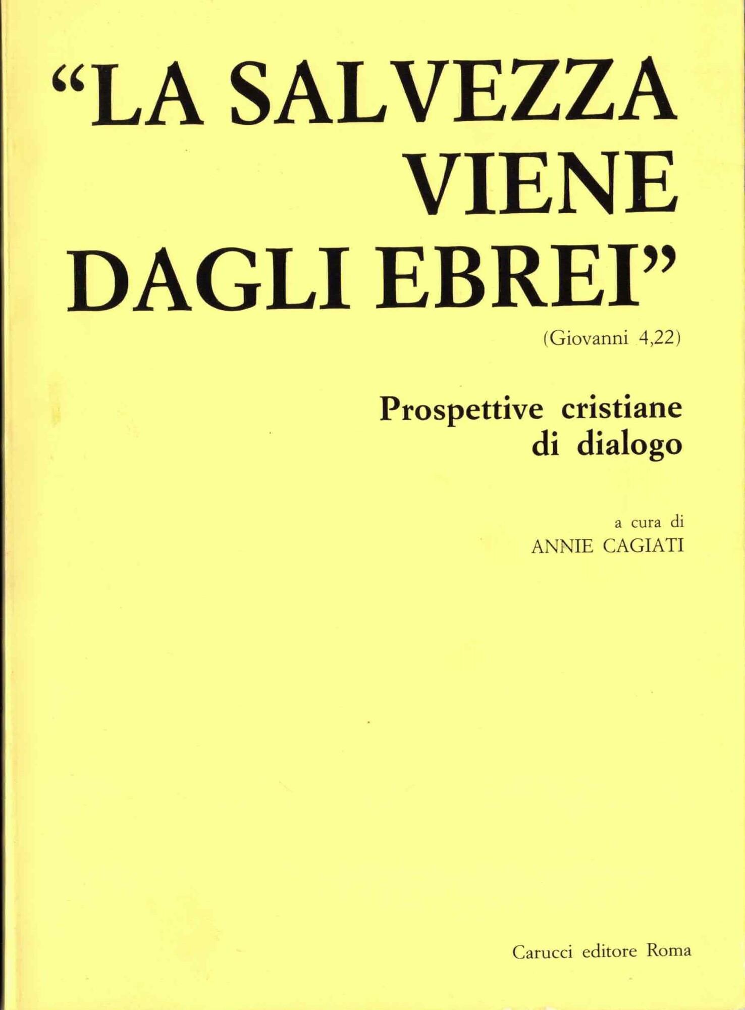 La Salvezza Viene Dagli Ebrei