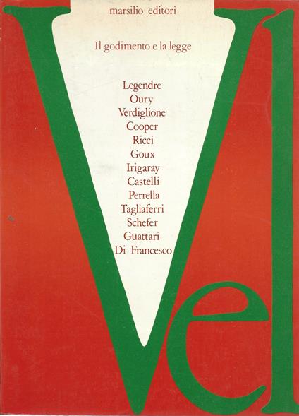 Il Godimento E La Legge - copertina
