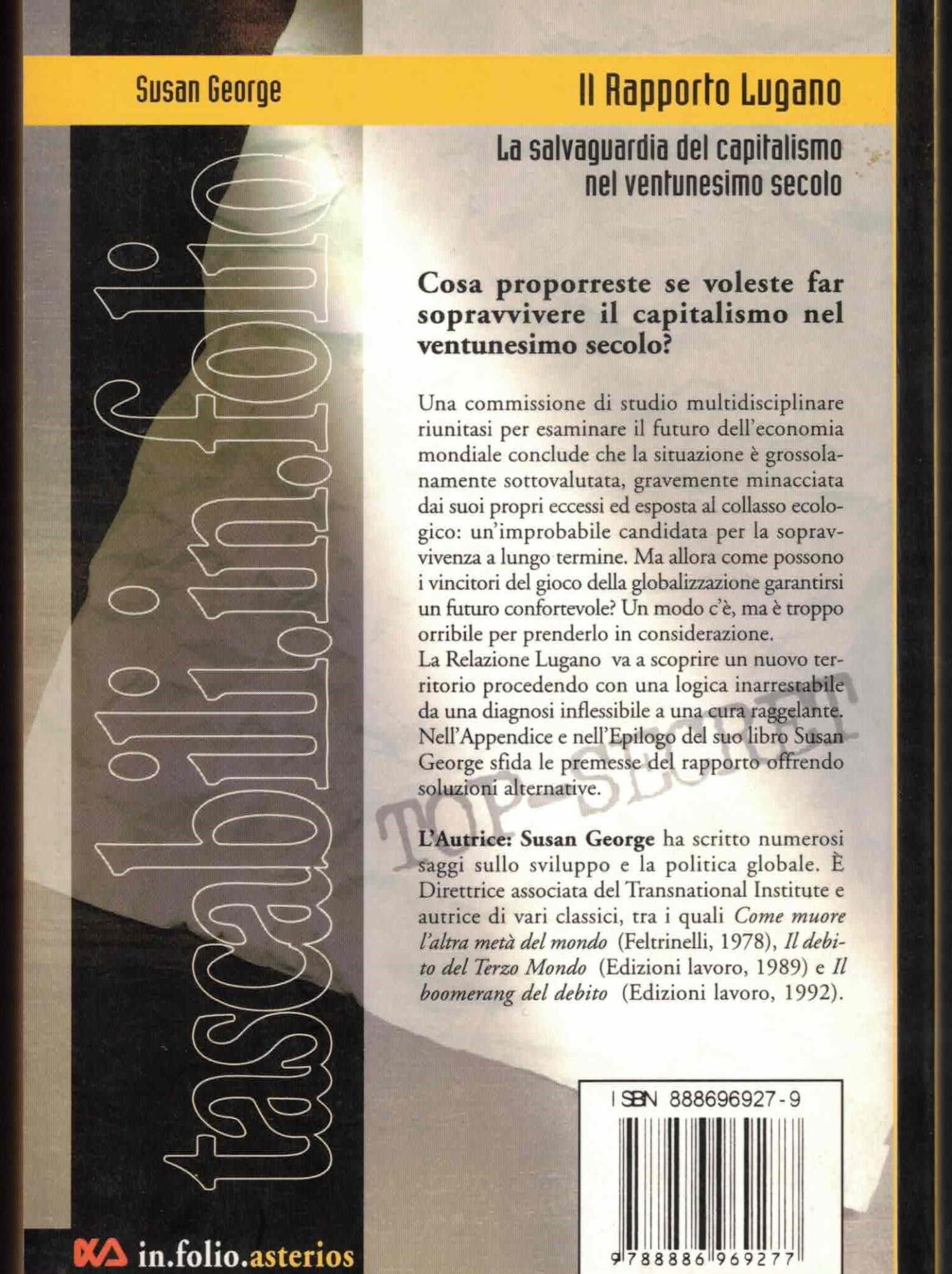 Rapporto Lugano. La salvaguardia del capitalismo nel ventunesimo secolo