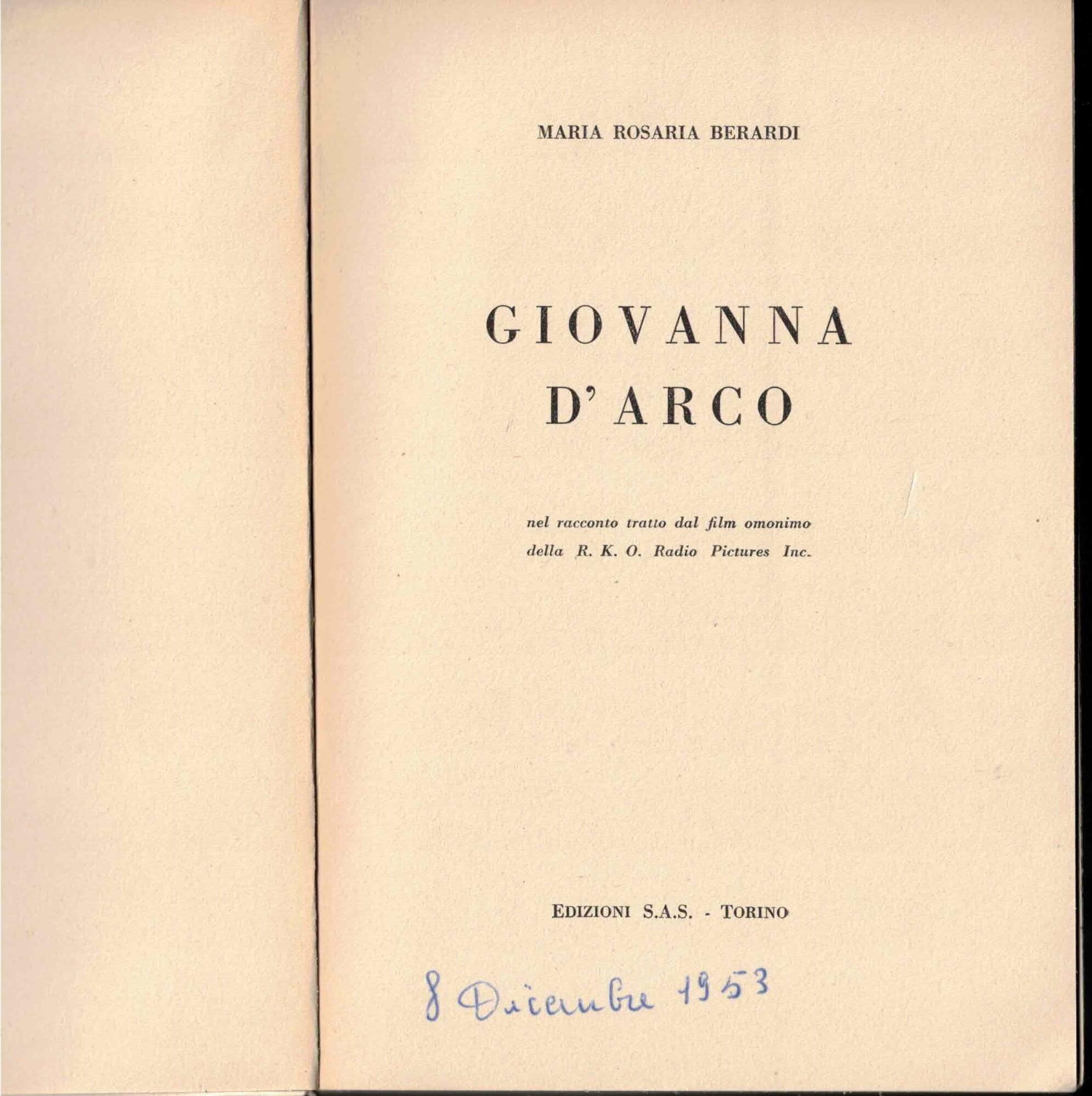 Giovanna D'Arco-1951