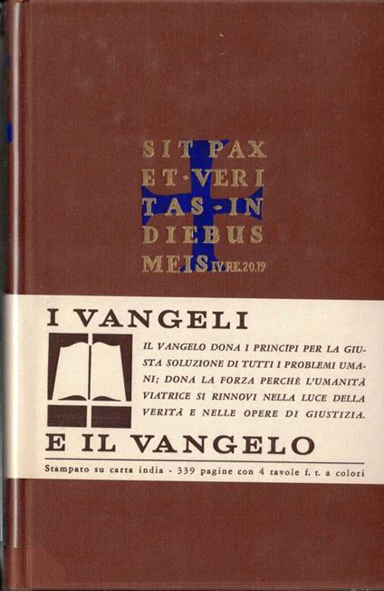 I Vangeli e il Vangelo - copertina