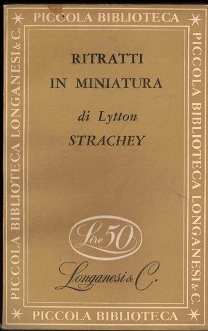 Ritratti In Miniatura - copertina