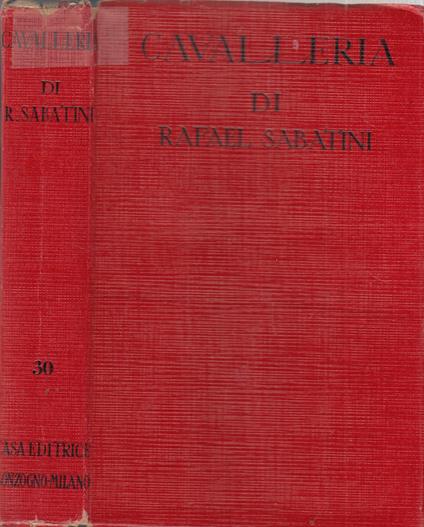 Cavalleria - Rafael Sabatini - copertina