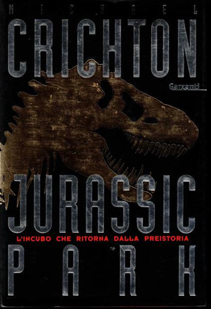 Jurassic park - Michael Crichton - copertina