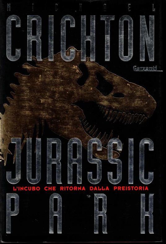 Jurassic park - Michael Crichton - copertina