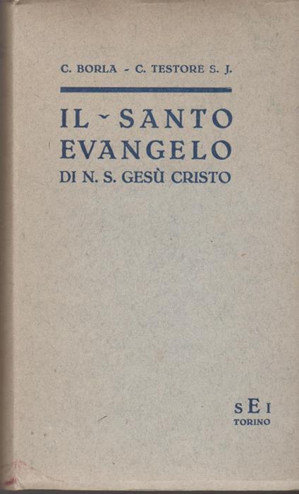 IL SANTO VANGELO di N.S. Gesù Cristo - copertina