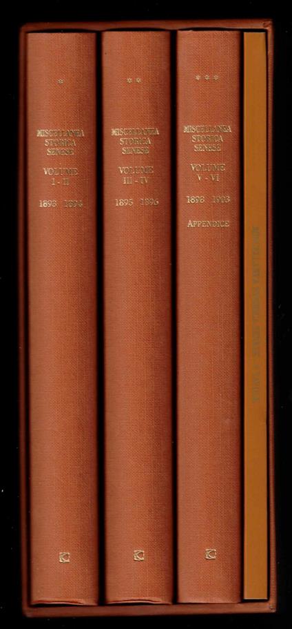 Miscellanea storica senese - copertina