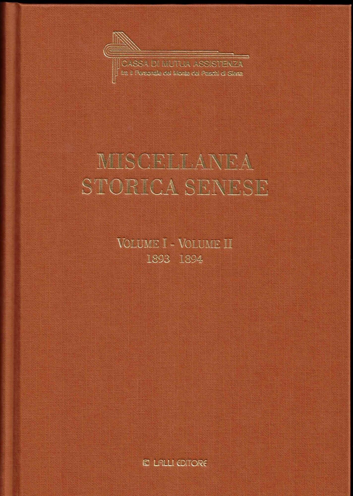 Miscellanea storica senese