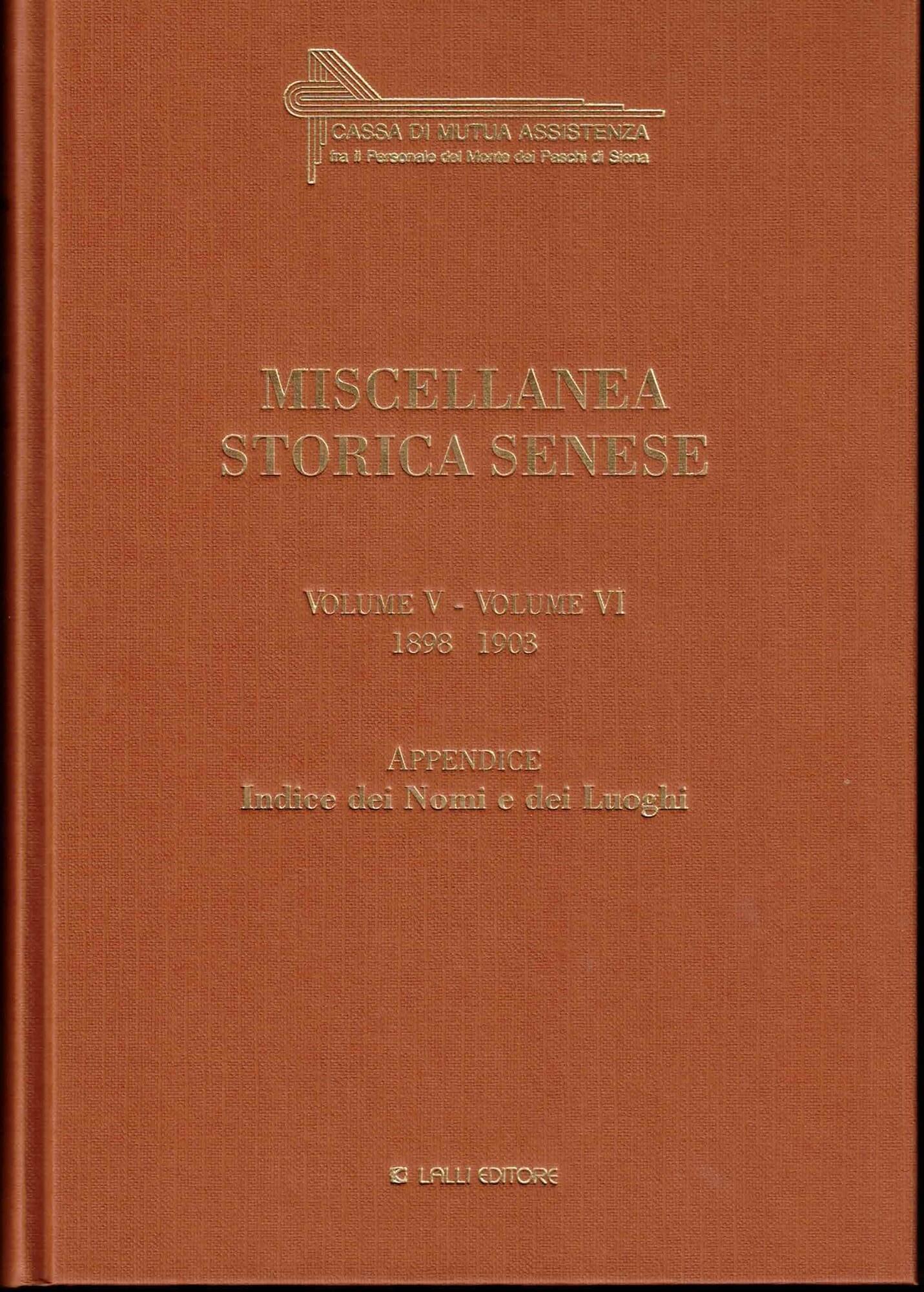 Miscellanea storica senese
