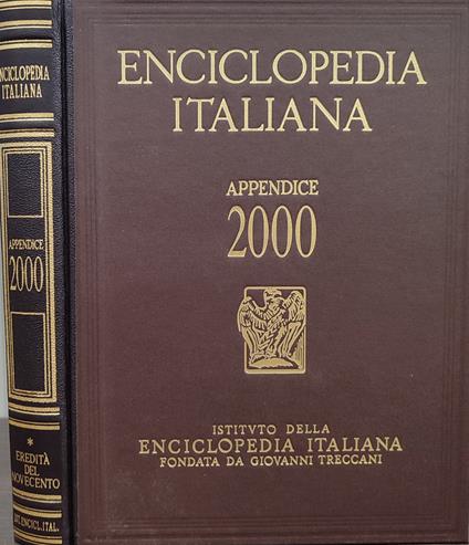 Treccani 2000. Eredità del novecento. 4 volumi con album - copertina