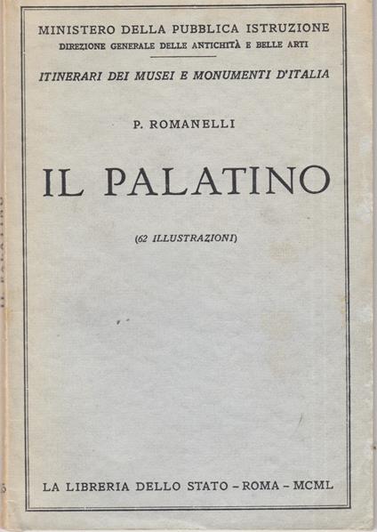 Il Palatino - Pirro Marconi - copertina