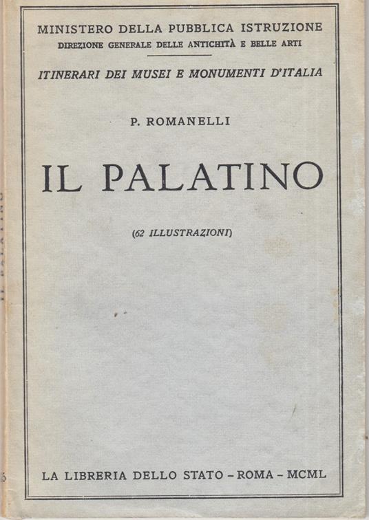 Il Palatino - Pirro Marconi - copertina