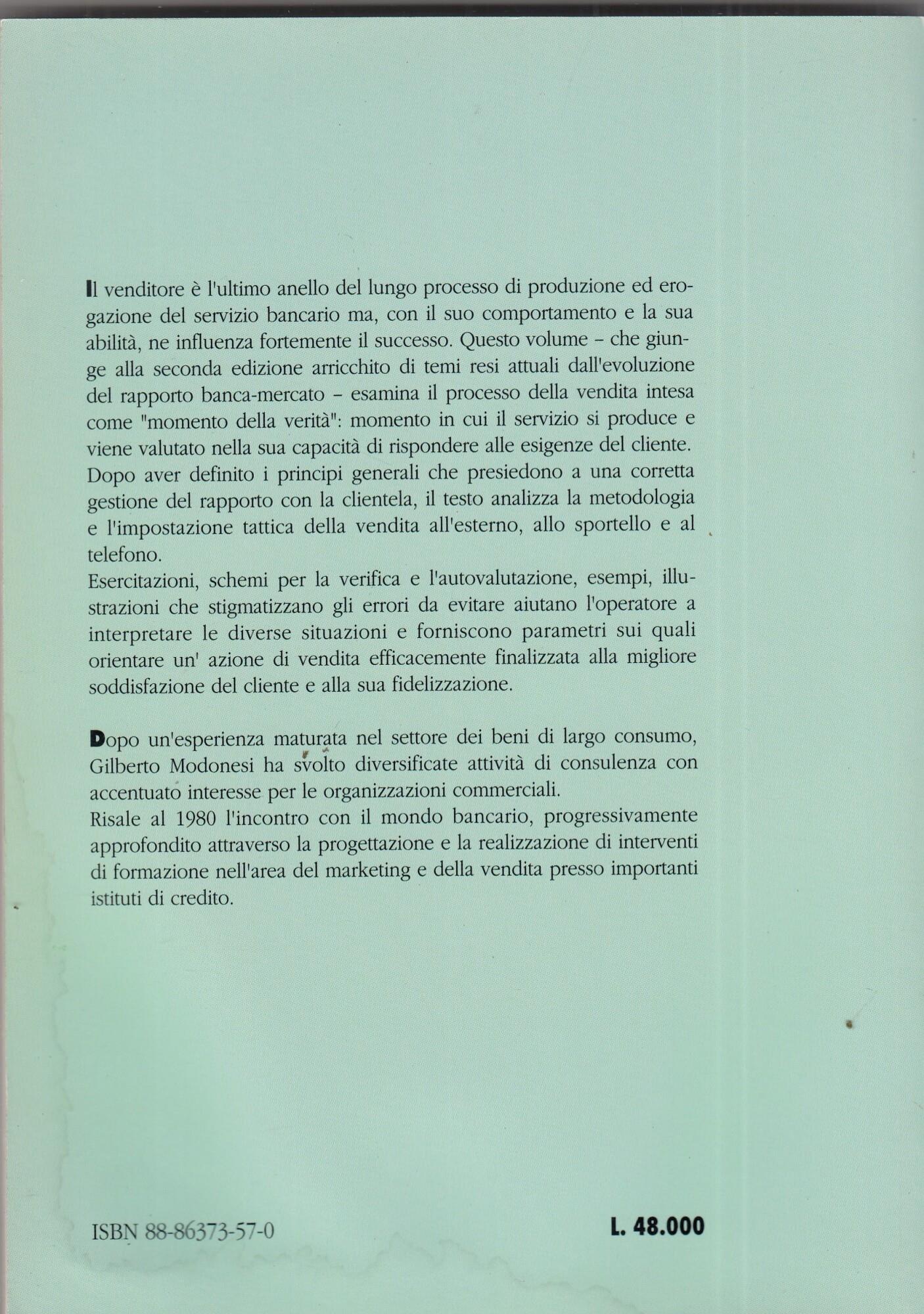 Dalla banca al cliente. Professionalità nella vendita