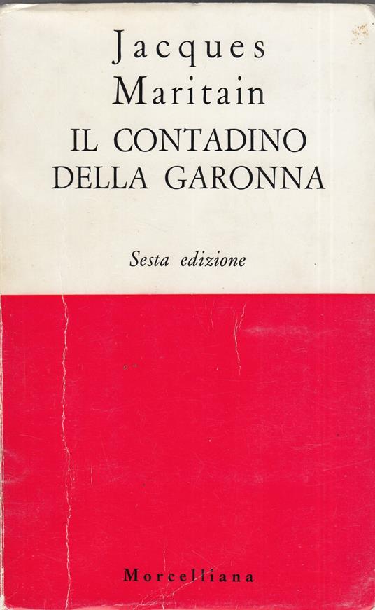 Il contadino della Garonna - Jacques Maritain - copertina
