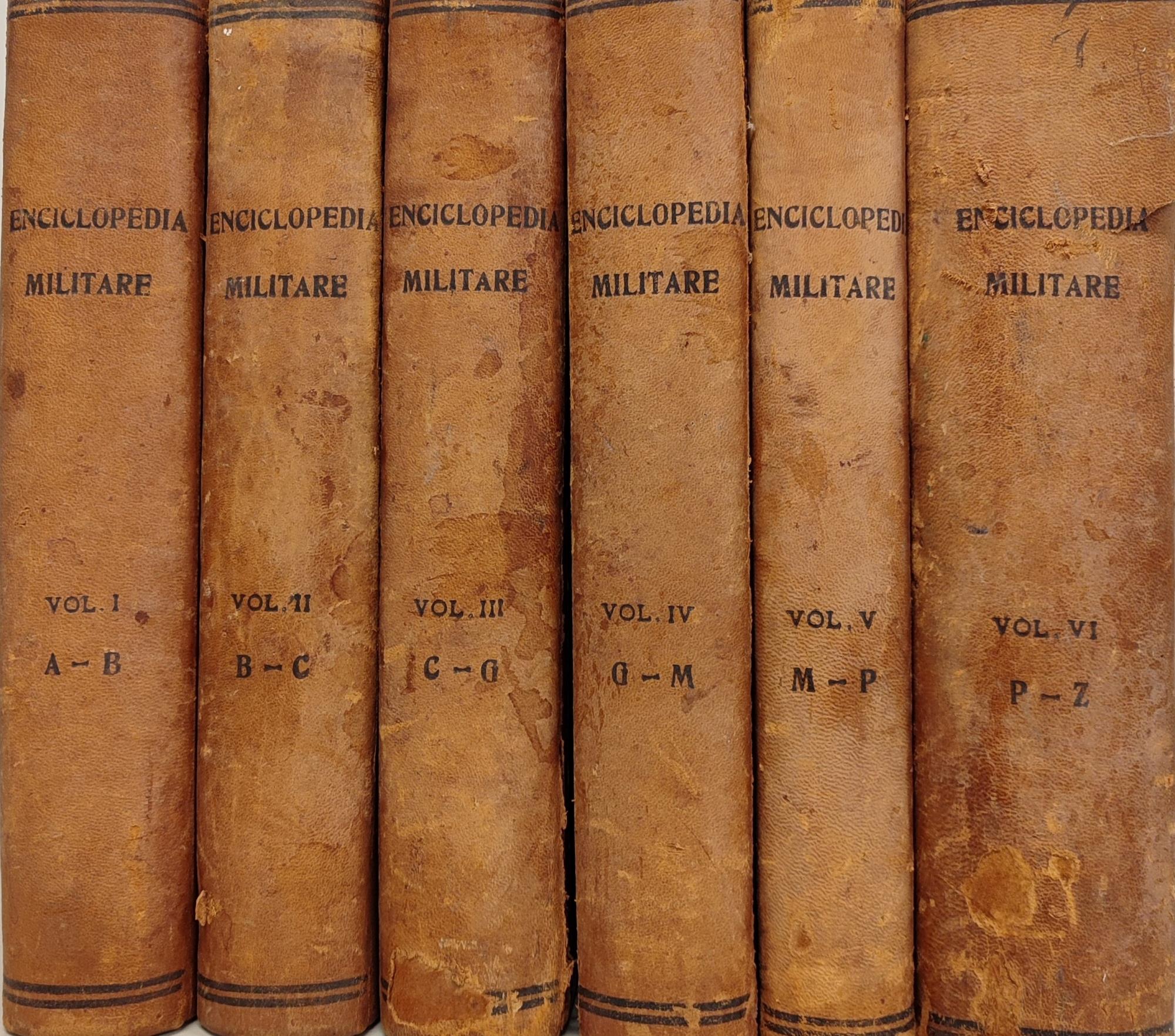 Enciclopedia Militare. Arte, biografia, geografia, storia, tecnica militare. 6 volumi